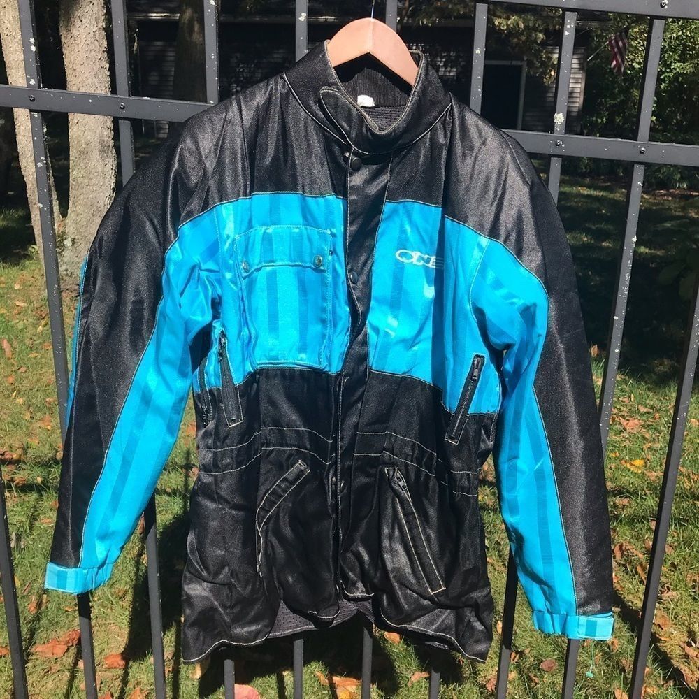 O’Neal motor cross jacket in blue and black